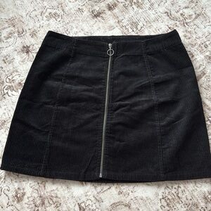 Rue21 black ribbed skirt